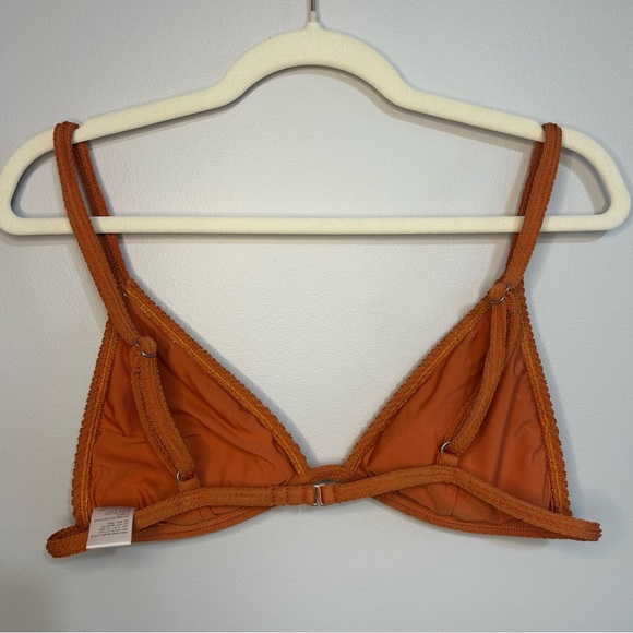 Good American Rust Brown Orange Bikini Top Women’s Size 4 - Picture 4 of 5
